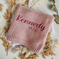 Personalized Baby Name Embroidered Blanket