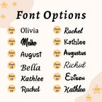 Personalized Baby Name Knit Blanket