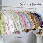Personalized Knit Pullover Baby Sweater