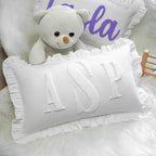 Monogrammed Custom Name Punch Needle Pillow