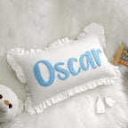 Monogrammed Custom Name Punch Needle Pillow