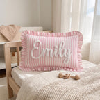 Custom Baby Name Embroidered Pillow