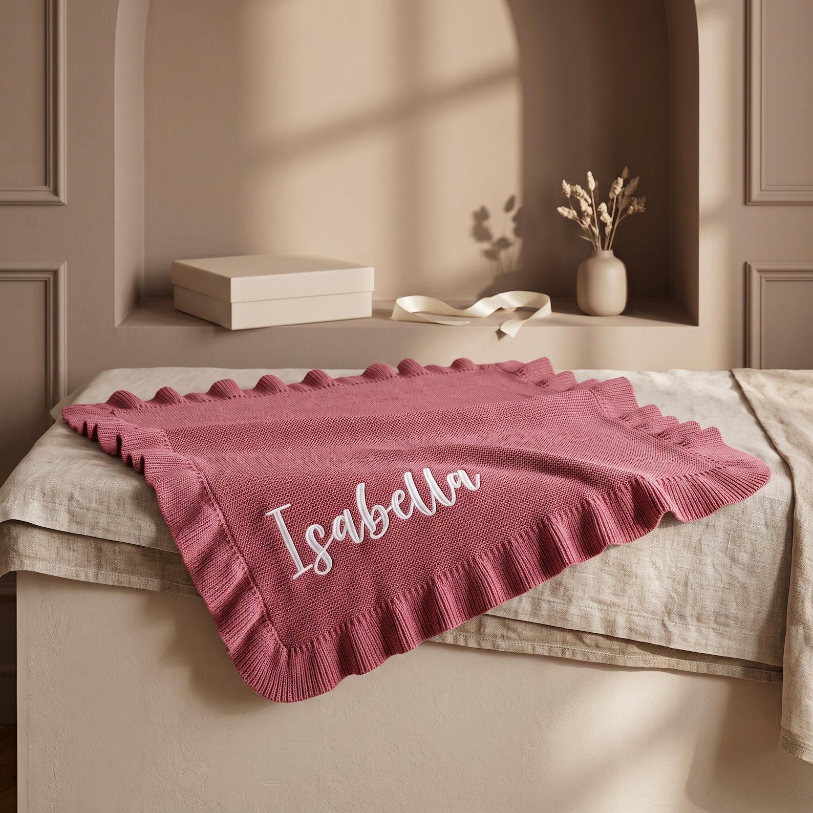 Personalized Custom Birth Date Blanket