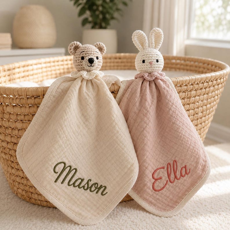 Personalized Dinosaur Lovey Blanket
