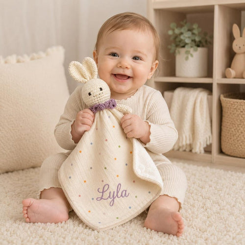 Personalized Dinosaur Lovey Blanket
