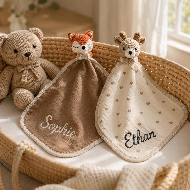 Personalized Dinosaur Lovey Blanket